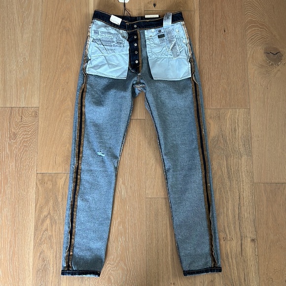 NWT LEVI'S 501 Skinny Premium Women's Jeans - Salsa Broken Stone Wash - 25X28 - Picture 11 of 16